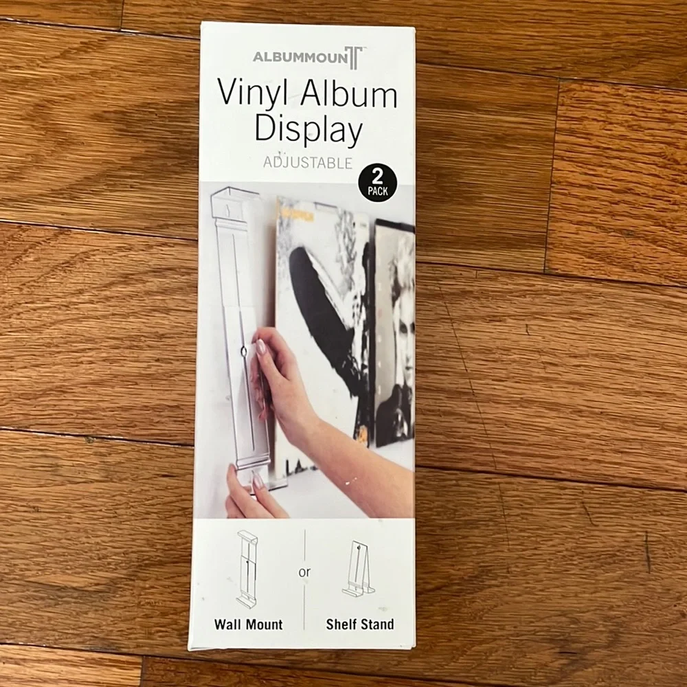 ☀️NEW 2 Piece Vinyl Album Display Rack